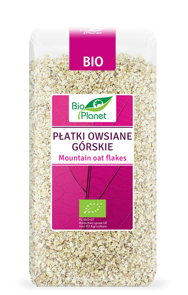 Płatki Owsiane Górskie 300g - Bio Planet - EKO