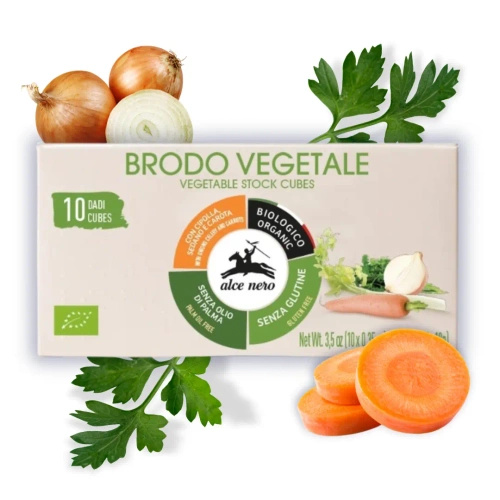 Bulion warzywny kostki rosołowe 10 szt. 100 g - Alce Nero (EKO)