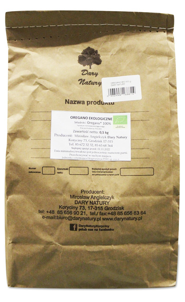 Oregano 500 g - Dary Natury (BIO)