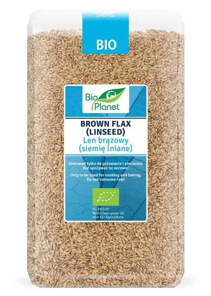 Len Brązowy (Siemię Lniane) 1 kg - Bio Planet