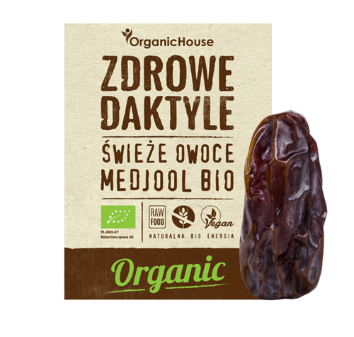 DAKTYLE MEDJOOL świeże ekologiczne 280g  -  ORGANIC HOUSE 