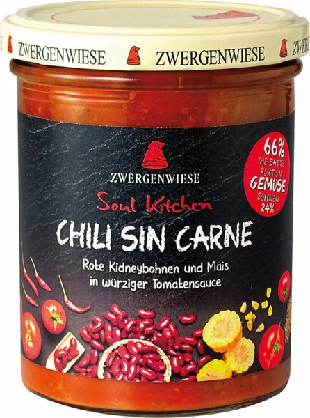 Sos Orientalny Chili Sin Carne Bezglutenowy Bio 370 G  -  ZWERGENWIESE