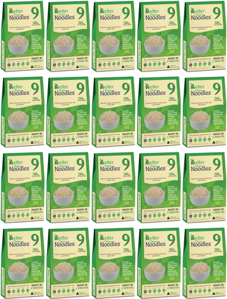 Makaron konjac noodle bezglutenowy 20 x 385 g - Keto Chef (EKO)