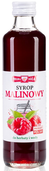 Syrop Malinowy 315ml - Polska Róża