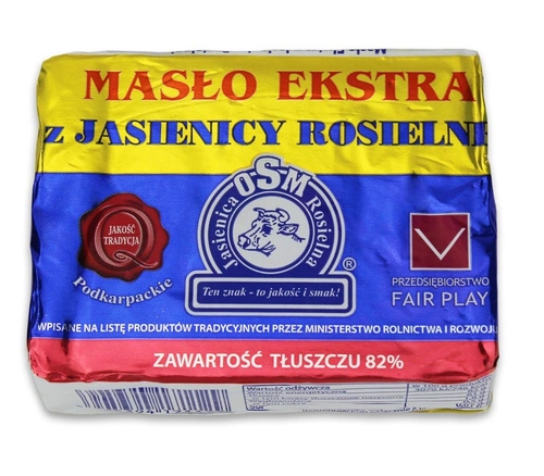 Masło ekstra tradycyjne (82 % TŁUSZCZU) 200 g - JASIENICA