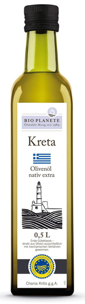 Oliwa z oliwek extra virgin Kreta P.G.I. 500 ml - Bio Planete (EKO)