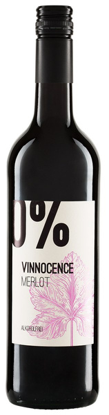 Wino bezalkoholowe merlot czerwone słodkie 750 ml - Vinnocence (EKO)