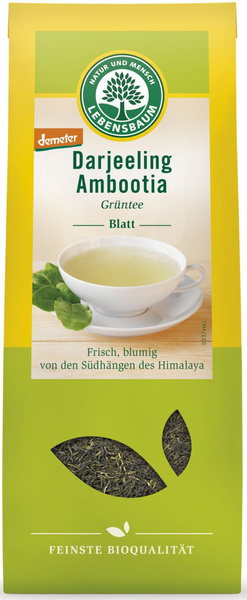 Herbata zielona darjeeling liściasta 50 g - Lebensbaum (EKO)