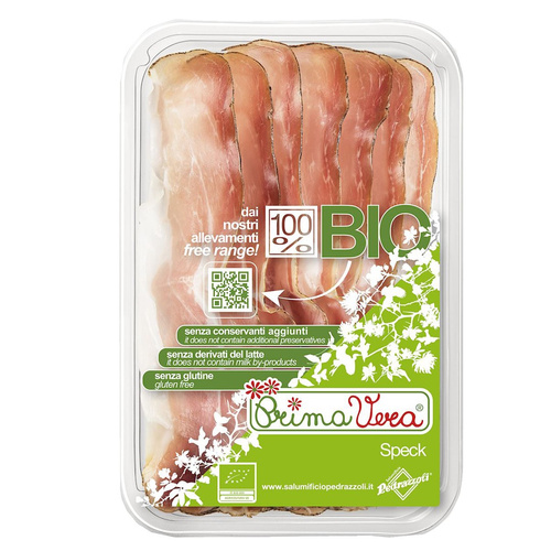 Szynka wędzona (speck) plastry bezglutenowa 70 g - Primavera (BIO)