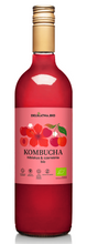 Kombucha hibiskus z czereśnią 750 ml - Delikatna (EKO)