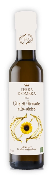 Olej Słonecznikowy Wysokooleinowy Bio 250 Ml - Terra D'Ombra