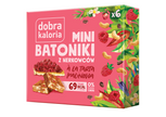 Batoniki mini z nerkowców a'la tarta malinowa (6 sztuk) 102 g - Dobra Kaloria