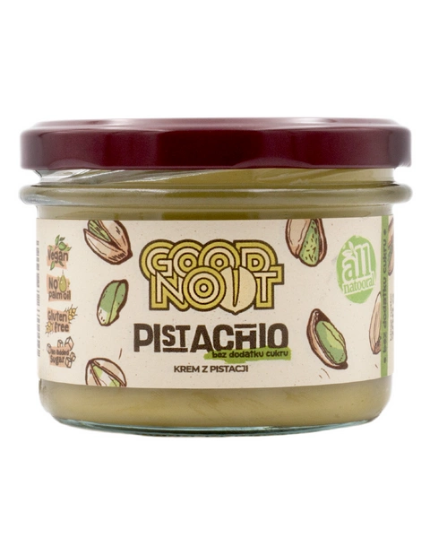 Krem Pistacjowy Bez Dodatku Cukru 200 G - Good Noot