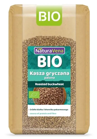 Kasza gryczana palona 1 kg - Naturavena (EKO)