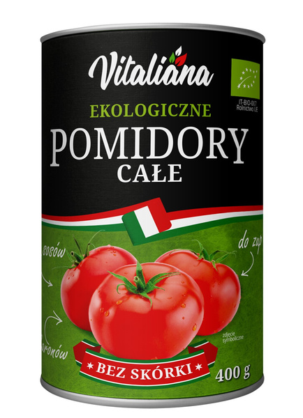 Pomidory Całe 400g - NaturaVena