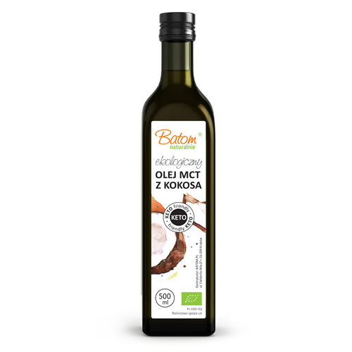 OLEJ MCT Z KOKOSA BIO 500 ml - BATOM