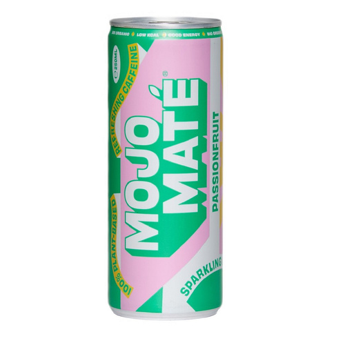 Napój gazowany z marakują i yerba mate 250 ml - Mojo Mate (EKO)