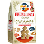 Ciastka Owsiane Bez Cukru Bezglutenowe 100 G  -  MALU FOOD