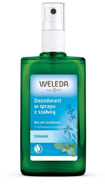 Dezodorant w Sprayu z Szałwią 100ml - Weleda