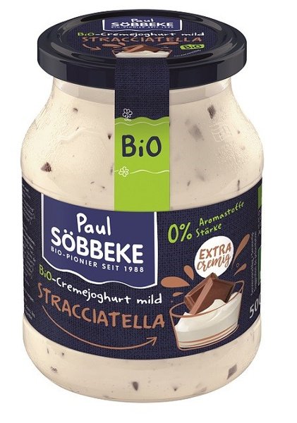 Jogurt Stracciatella (7,5 % Tłuszczu W Mleku) Bio 500 G (Słoik)  -  SOBBEKE