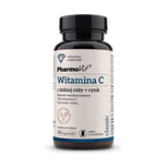 Witamina C z dzikiej róży i cynk bezglutenowe 90 szt. - Pharmovit