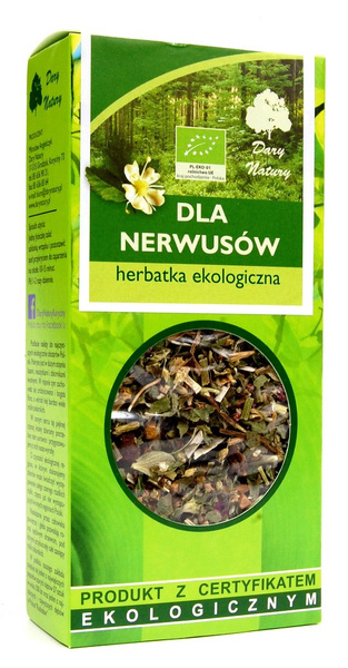 Herbatka dla nerwusów 50 g - Dary Natury (EKO)