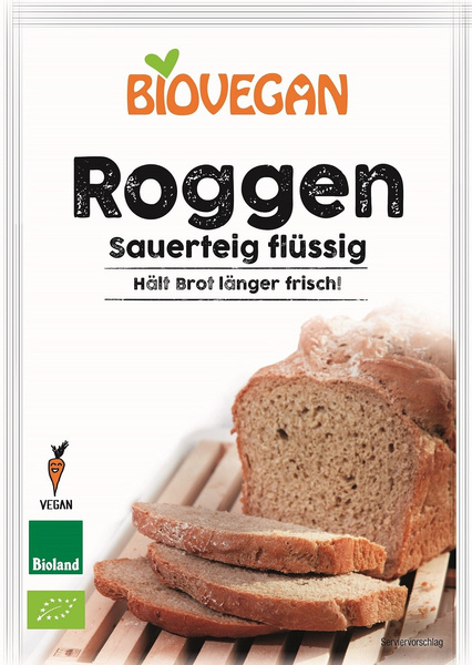 Zakwas chlebowy żytni w płynie 150 g - Biovegan (BIO)