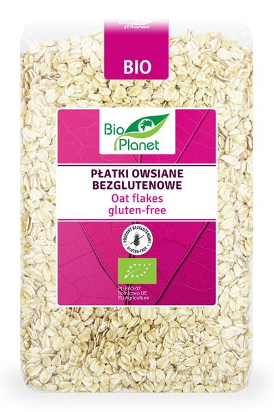 Płatki Owsiane Bezglutenowe 1kg - Bio Planet