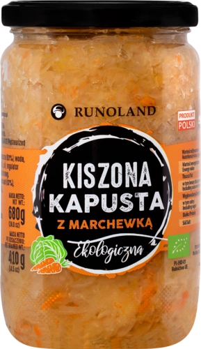 Kapusta Kiszona z Marchewką 680g - RUNOLAND