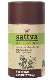 Henna orzechowy brąz 150 g - Sattva