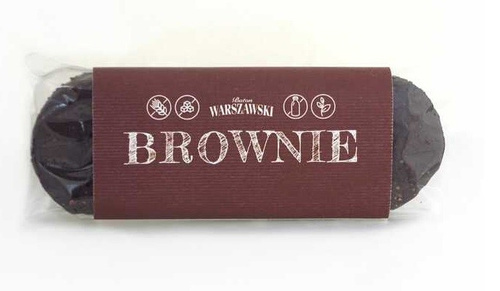 Baton brownie bezglutenowy 50 g - Baton Warszawski