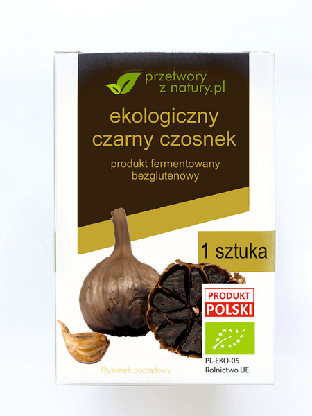 Czarny czosnek bezglutenowy 1 szt. - Przetwory Z Natury (EKO)