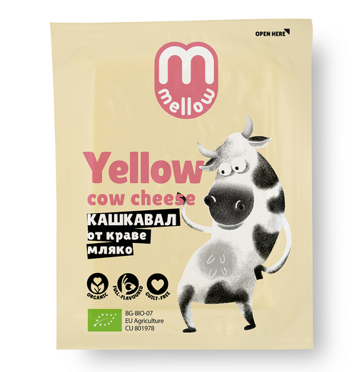 Ser żółty kashkaval 200 g - Mmellow (BIO)