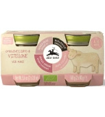 Mięso cielęcina bezglutenowe od 4 msc. 2 szt. 160 g - Alce Nero (EKO)