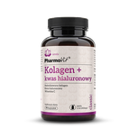 KOLAGEN + KWAS HIALURONOWY BEZGLUTENOWY 90 KAPSUŁEK 57,15 g - PHARMOVIT (CLASSIC)