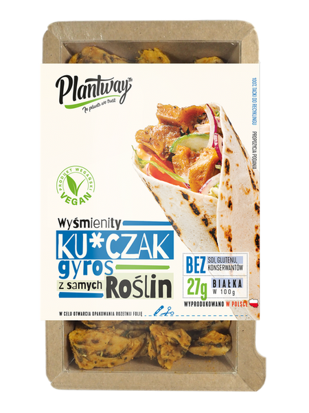 Kurczak roślinny a'la gyros 160 g - Plantway