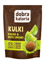 Kulki Daktylowe Kakao & Nuta Limonki 0% Dodatku Cukru 58 G  -  DOBRA KALORIA