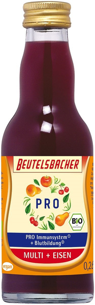 Shot na odporność gruszka jabłko marchew czarna acerola 200 ml - Beutelsbacher (EKO)