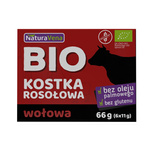 Bulion wołowy kostki rosołowe bezglutenowe (6 kostek) 66 g - Naturavena (BIO)