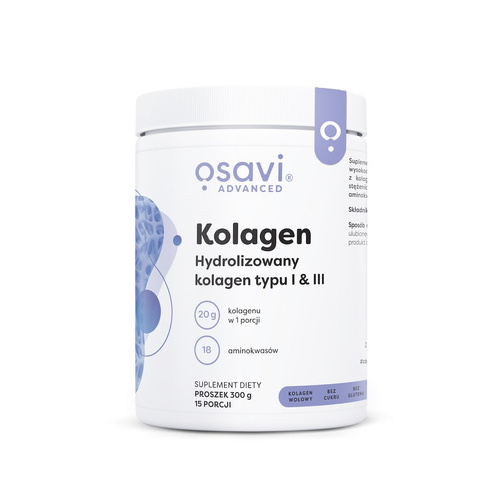 Kolagen hydrolizowany bezglutenowy 300 g - Osavi