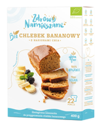 Mieszanka na chlebek bananowy z nasionami chia bezglutenowa 400 g - Zdrowo Namieszane (BIO)