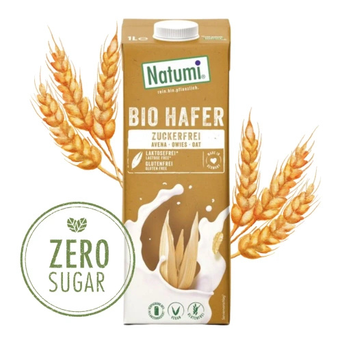 Napój owsiany bez cukru bezglutenowy 1 l - Natumi (EKO)