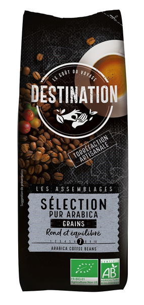 Kawa arabica 100 % ziarnista selection 250 g - Destination (BIO)