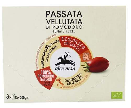 Sos Pomidorowy Passata 3x200g - Alce Nero
