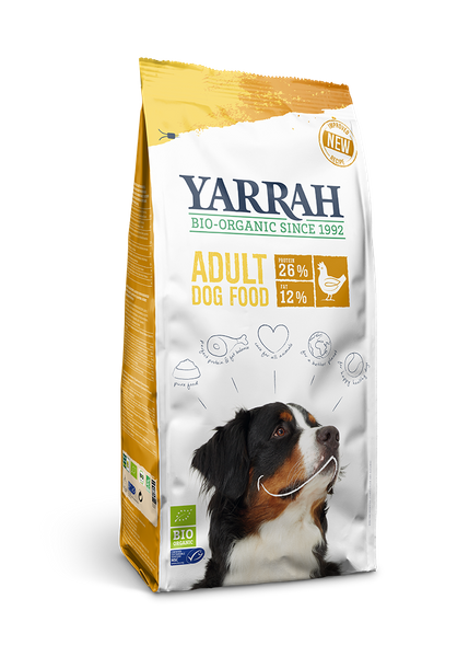 Karma dla psa dorosłego z kurczakiem 10 kg - Yarrah (EKO)