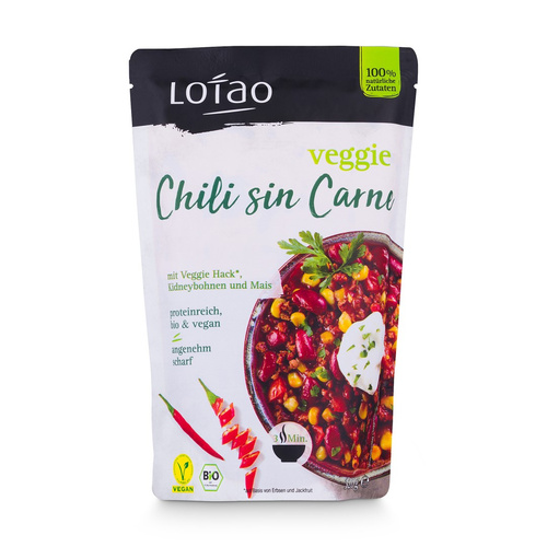 Chili sin carne wegańskie 320 g -  Lotao (BIO)