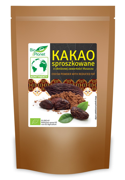 Kakao sproszkowane odtłuszczone 200 g - Bio Planet (EKO)
