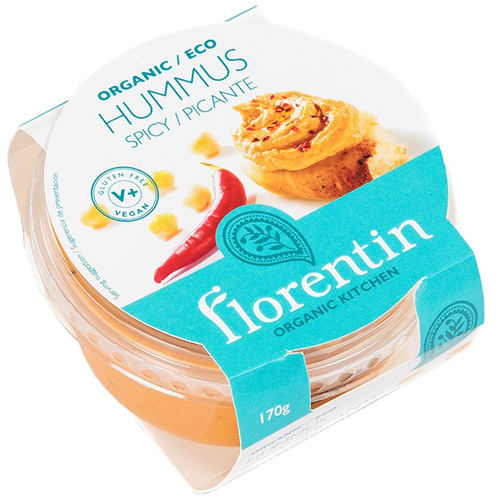 Hummus pikantny bezglutenowy 170 g - Florentin (EKO)
