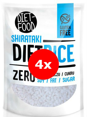 Makaron Shirataki Konjac Diet Rice 4x200g ZESTAW DIET-FOOD