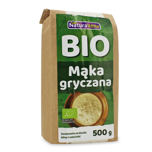 Mąka gryczana jasna 500 g - Naturavena (BIO)